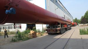 公司4條蒸壓釜，一臺蒸汽鍋爐發(fā)貨